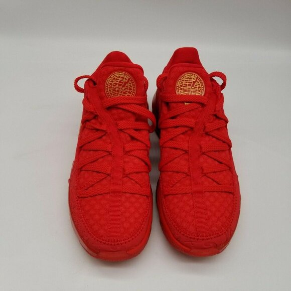 lebron 17 low red gold